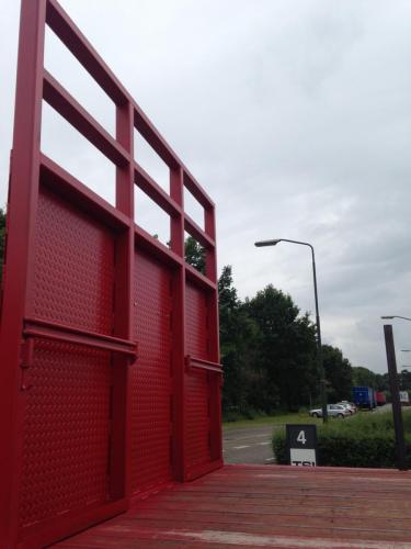 Nieuw kopschot opgebouwd